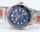 2021 Latest Swiss Replica Omega Seamaster Diver 300M OR 8800 Watch - Two Tone Rose Gold Blue Dial (2)_th.jpg